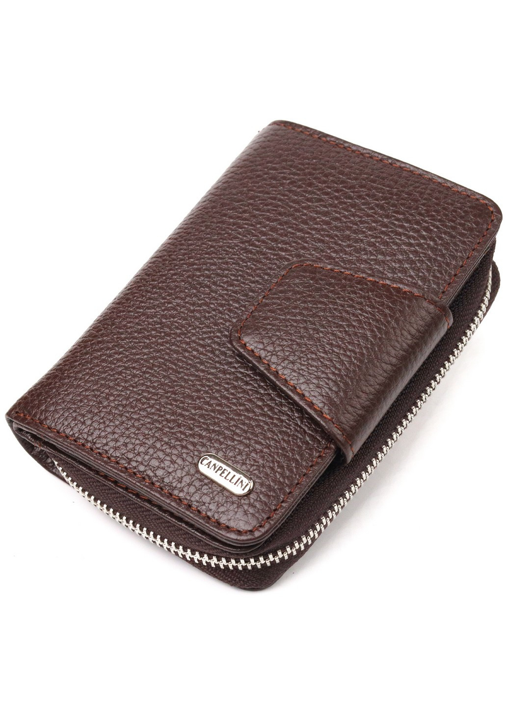 Жіночий шкіряний гаманець 9,5х13,2х3 см Canpellini (259246287)