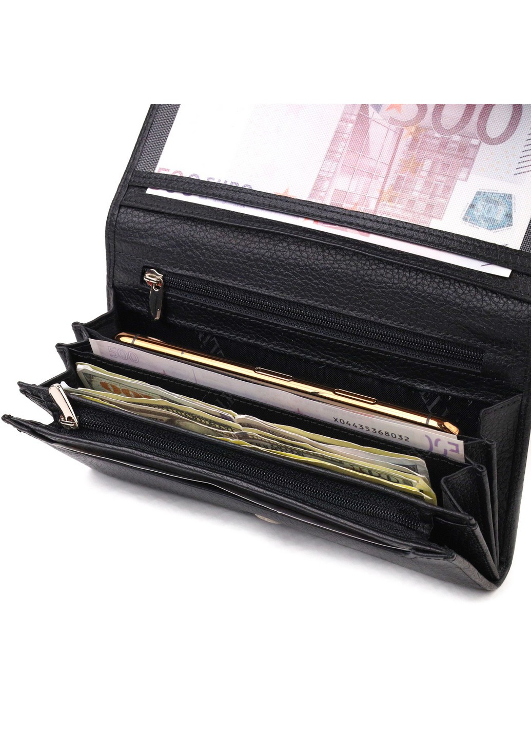 Жіночий шкіряний гаманець 19,2х10,2х2,5 см Canpellini (259247272)