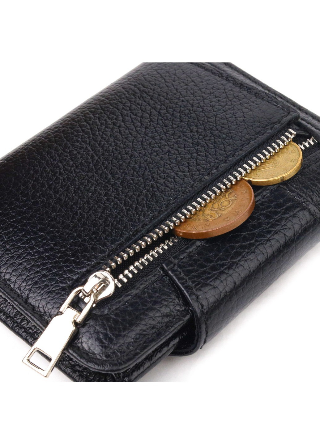 Жіночий шкіряний гаманець 9х11,7х1 см Canpellini (259247277)