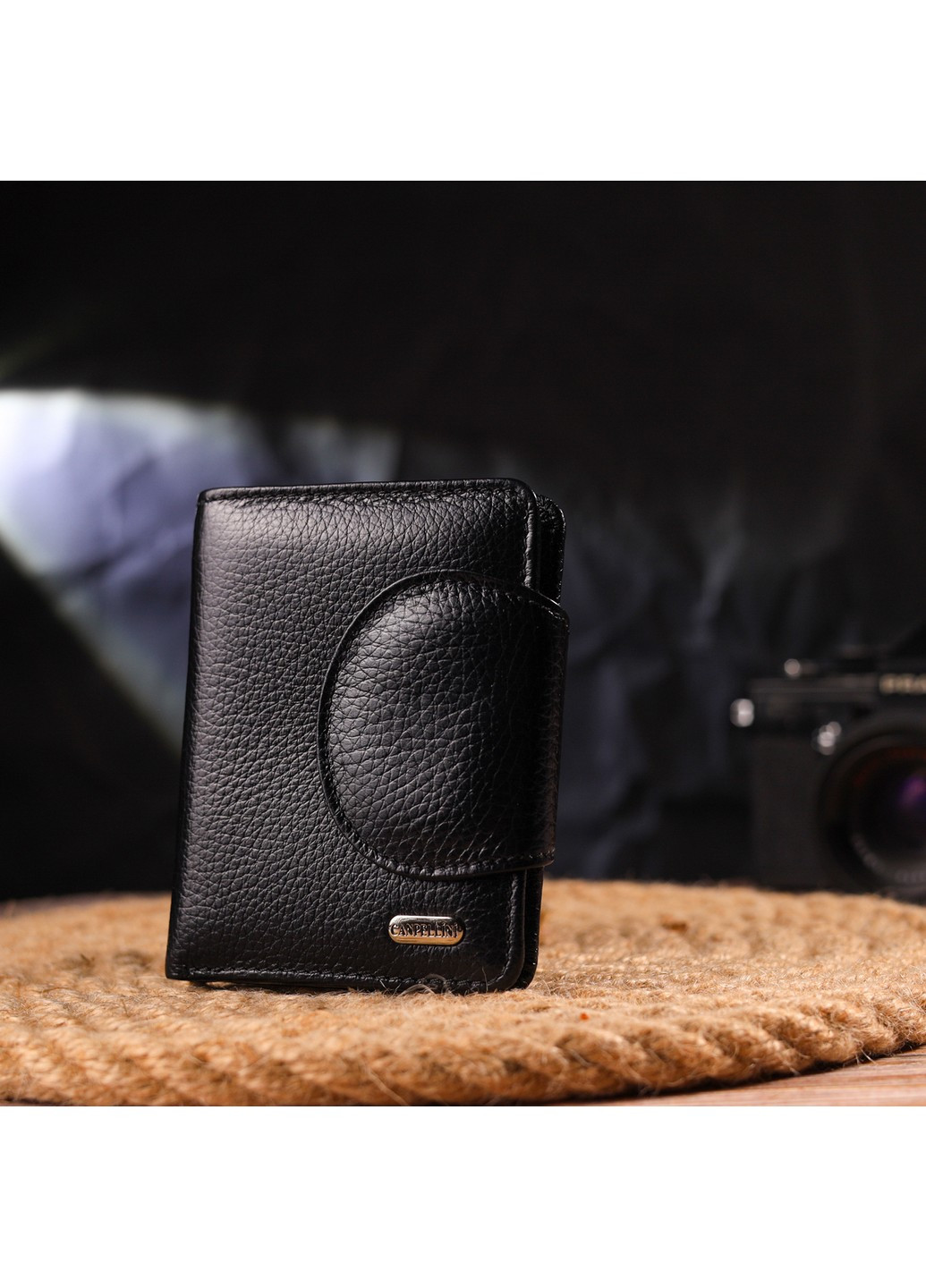 Жіночий шкіряний гаманець 9х11,7х1 см Canpellini (259247277)