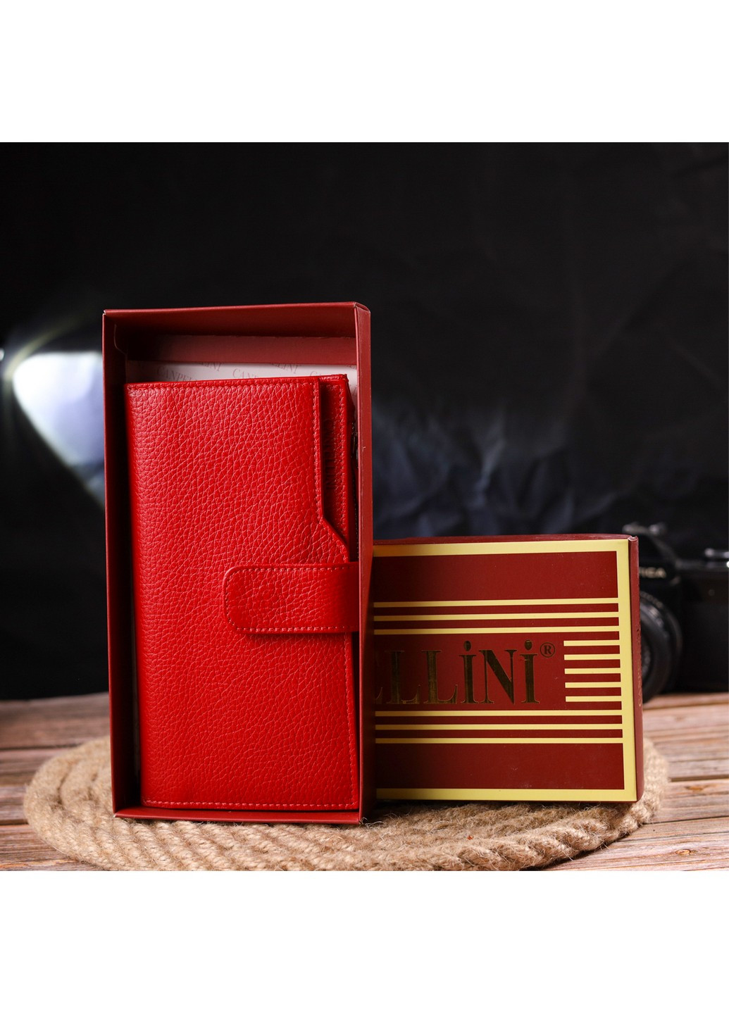 Жіночий шкіряний гаманець 10х18,7х2 см Canpellini (259246292)