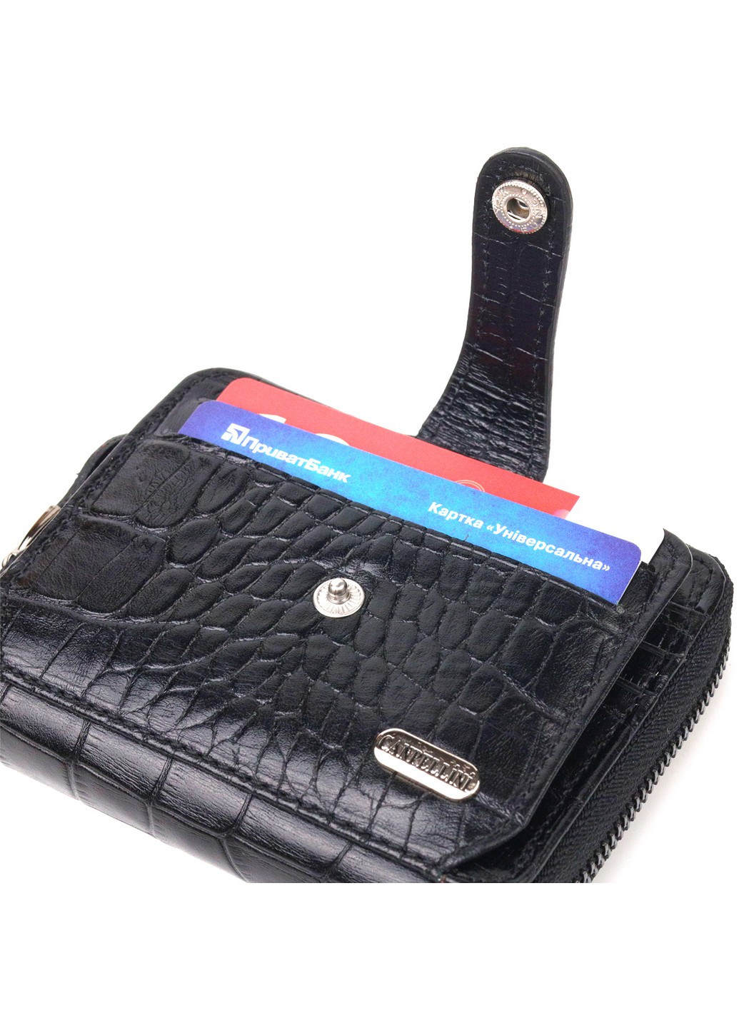 Жіночий шкіряний гаманець 10,8х8,5х2 см Canpellini (259246308)