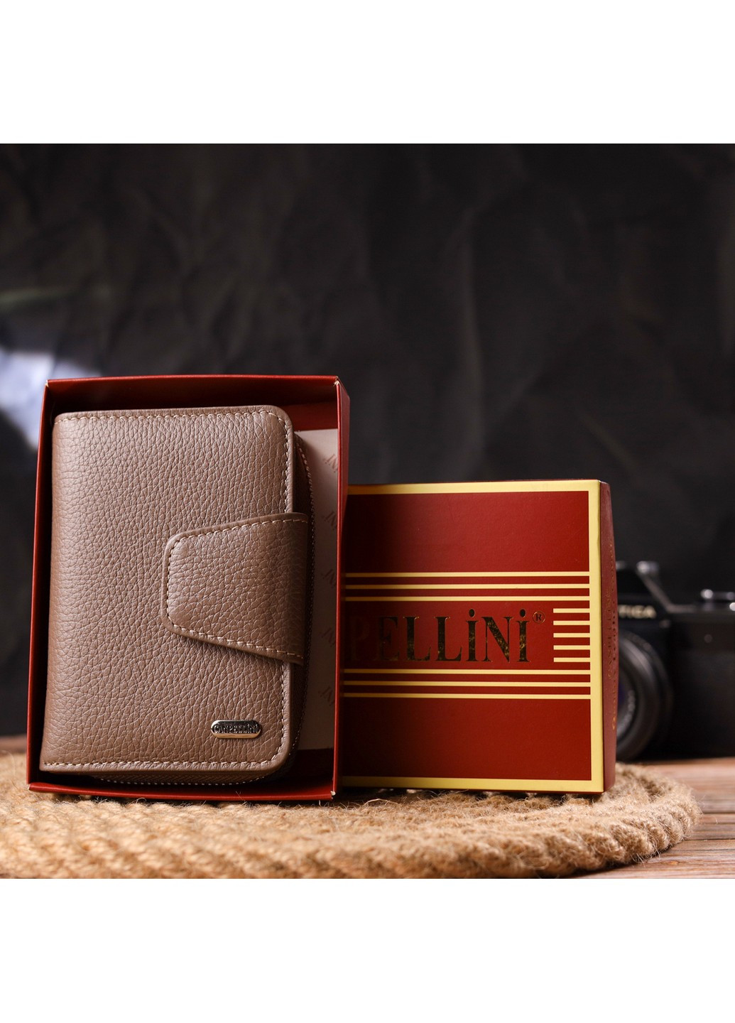 Женский кожаный кошелек 9,5х13,2х3 см Canpellini (259247295)