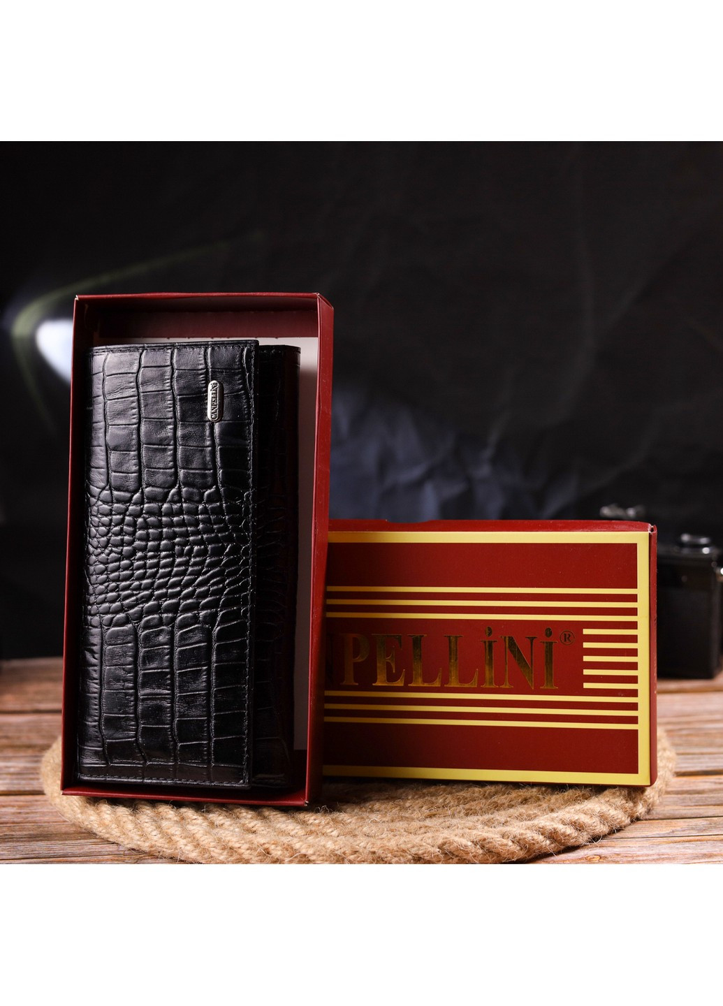 Жіночий шкіряний гаманець 19,2х10,2х2,5 см Canpellini (259247257)