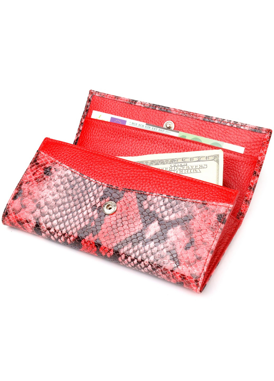 Жіночий шкіряний гаманець 19х9,2х2 см Canpellini (259247285)