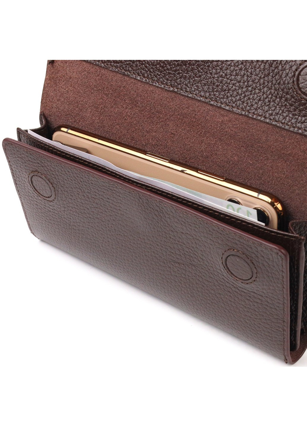 Женский кожаный кошелек 19х10,5х1,5 см Canpellini (259247294)