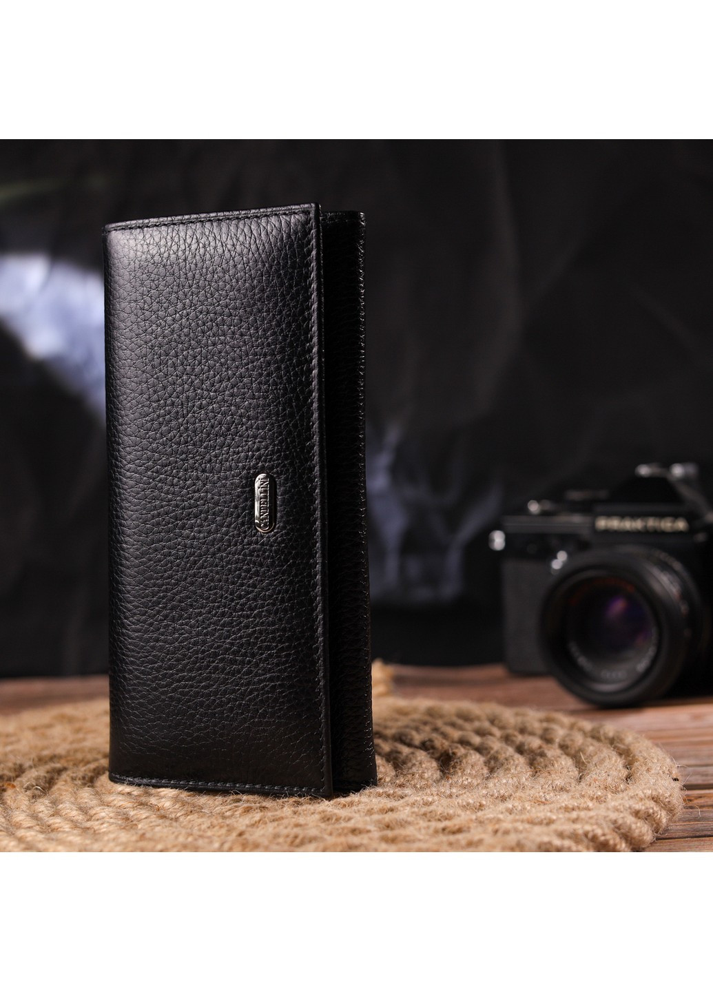 Женский кожаный кошелек 17,7х9х2 см Canpellini (259246328)