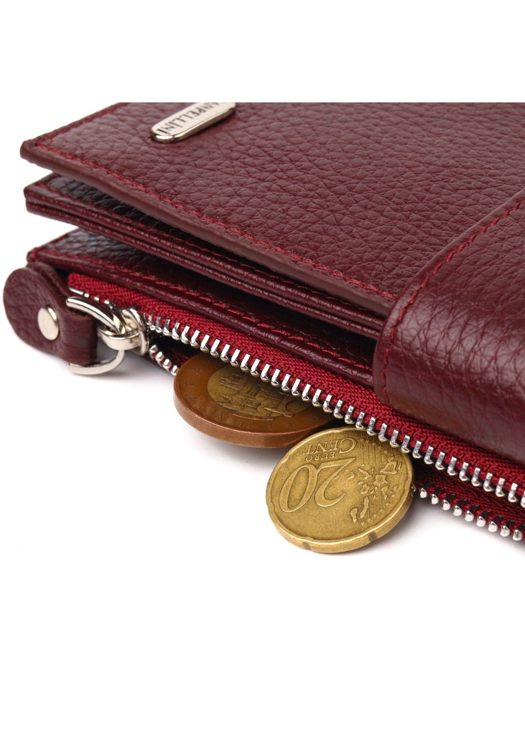 Женский кожаный кошелек 10х18,7х2 см Canpellini (259247273)