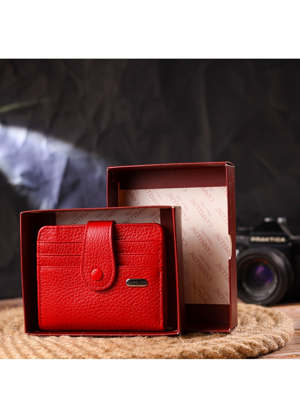 Женский кожаный кошелек 10,6х9х1 см Canpellini (259247312)