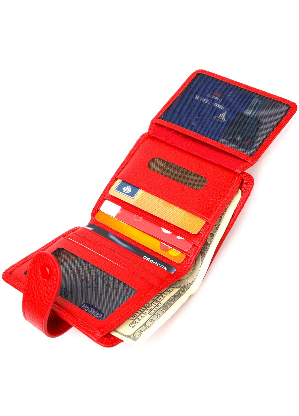 Женский кожаный кошелек 10,6х9х1 см Canpellini (259247312)