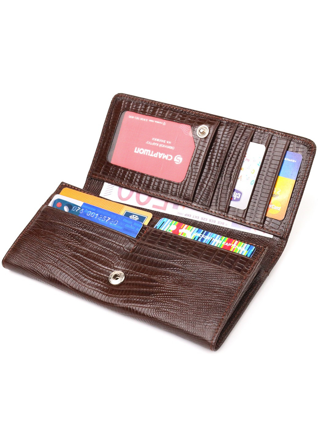 Женский кожаный кошелек 19,19,6х2 см Canpellini (259247282)