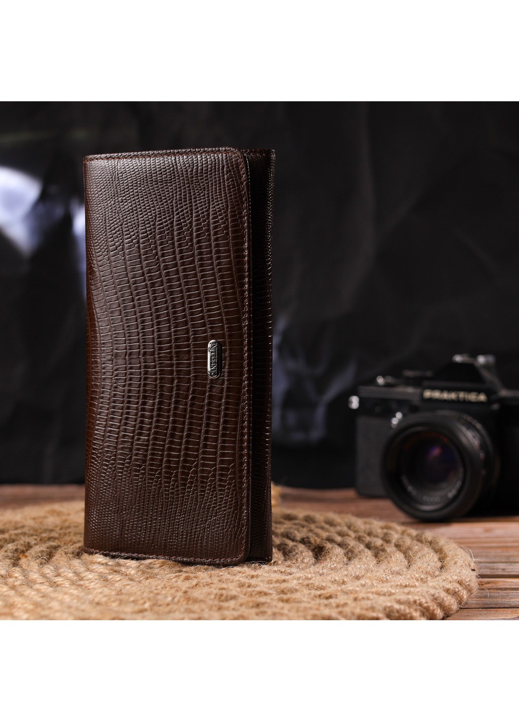 Женский кожаный кошелек 19,19,6х2 см Canpellini (259247282)