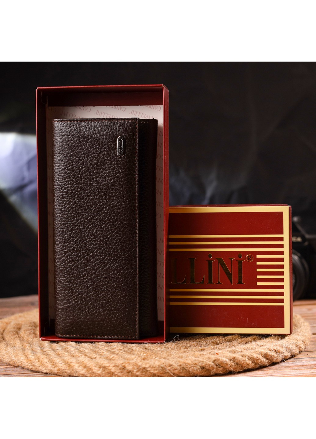 Жіночий шкіряний гаманець 19х9,2х2 см Canpellini (259246294)