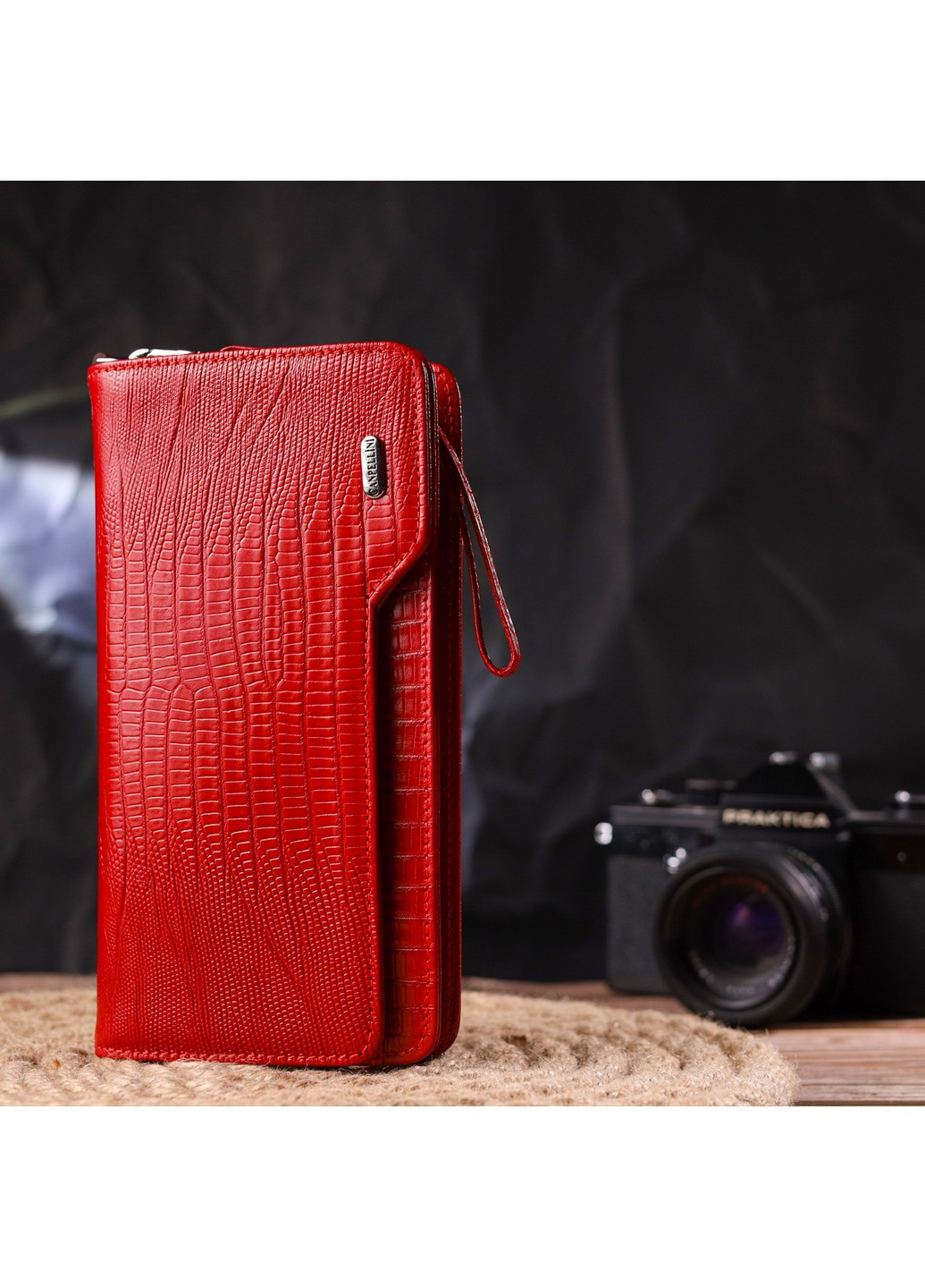 Жіночий шкіряний гаманець 20х10,5х3 см Canpellini (259246297)