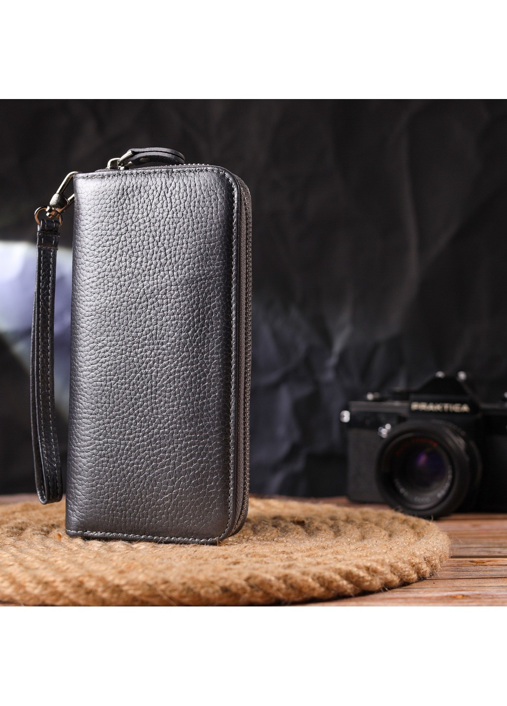 Жіночий шкіряний гаманець 19х9,5х2,5 см Canpellini (259246285)