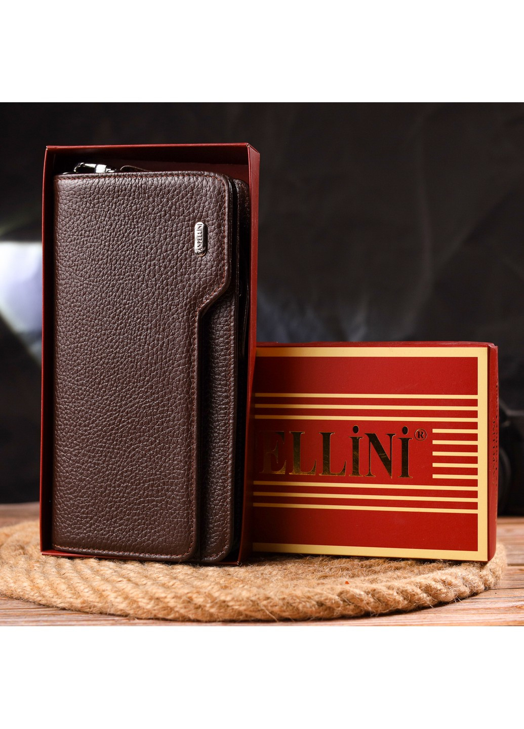 Жіночий шкіряний гаманець 20х10,5х3 см Canpellini (259246318)