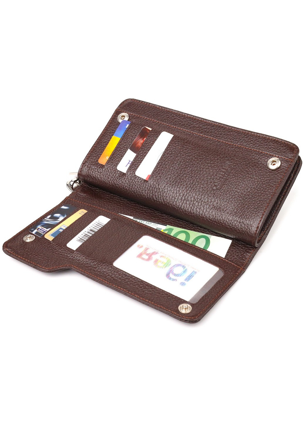 Жіночий шкіряний гаманець 20х10,5х3 см Canpellini (259246318)