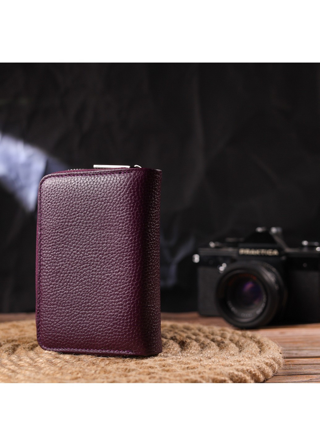 Женский кожаный кошелек 9,5х13,2х3 см Canpellini (259246336)