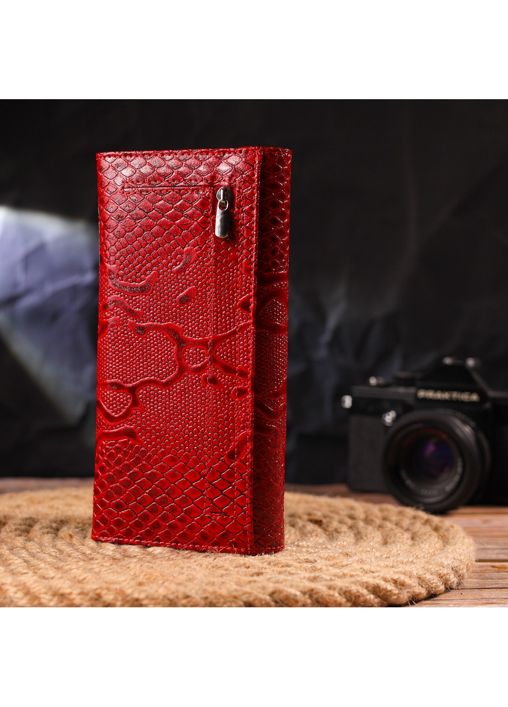 Жіночий шкіряний гаманець 19,19,6х2 см Canpellini (259247241)