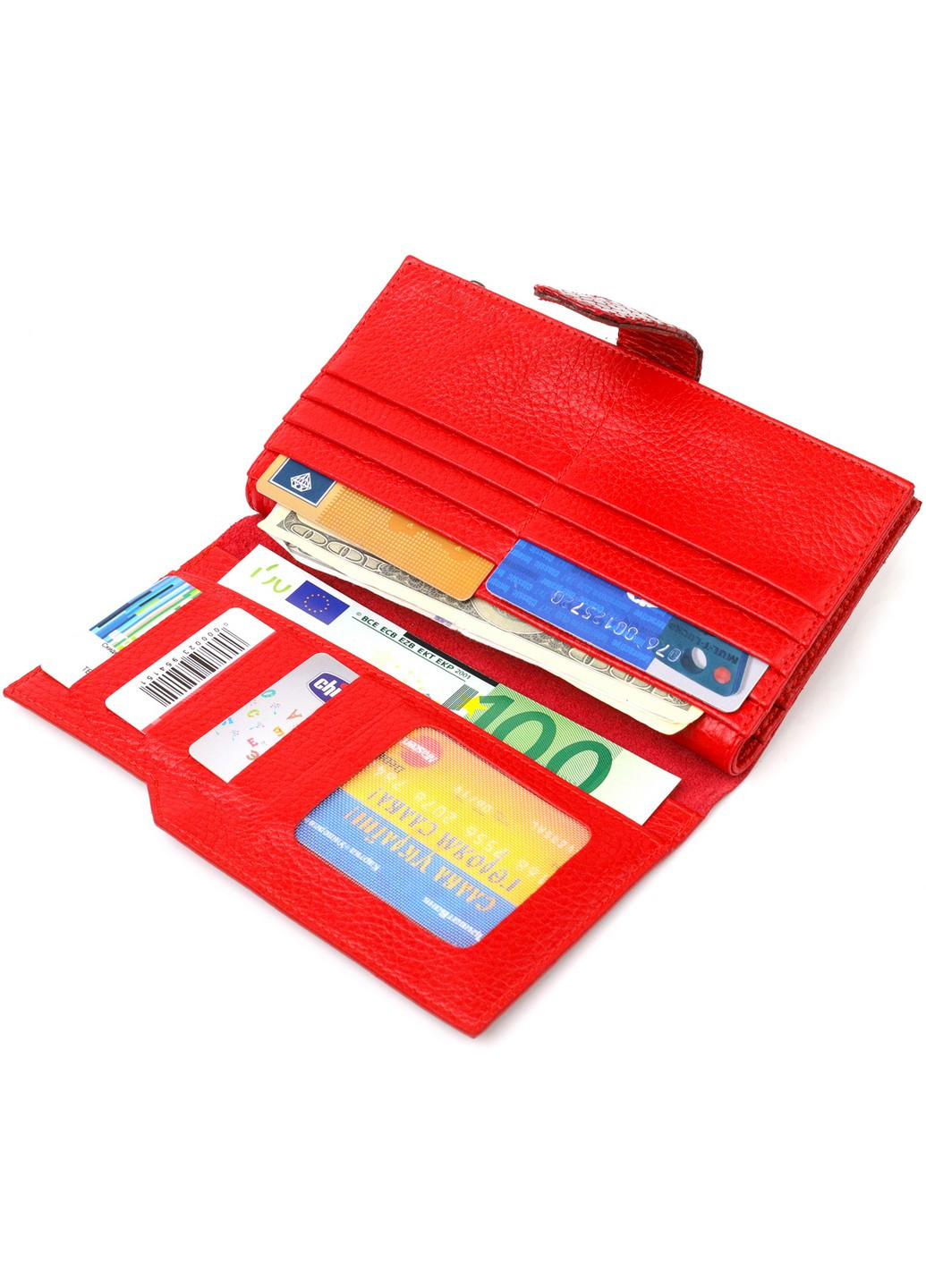 Женский кожаный кошелек 10х18,7х2 см Canpellini (259247297)