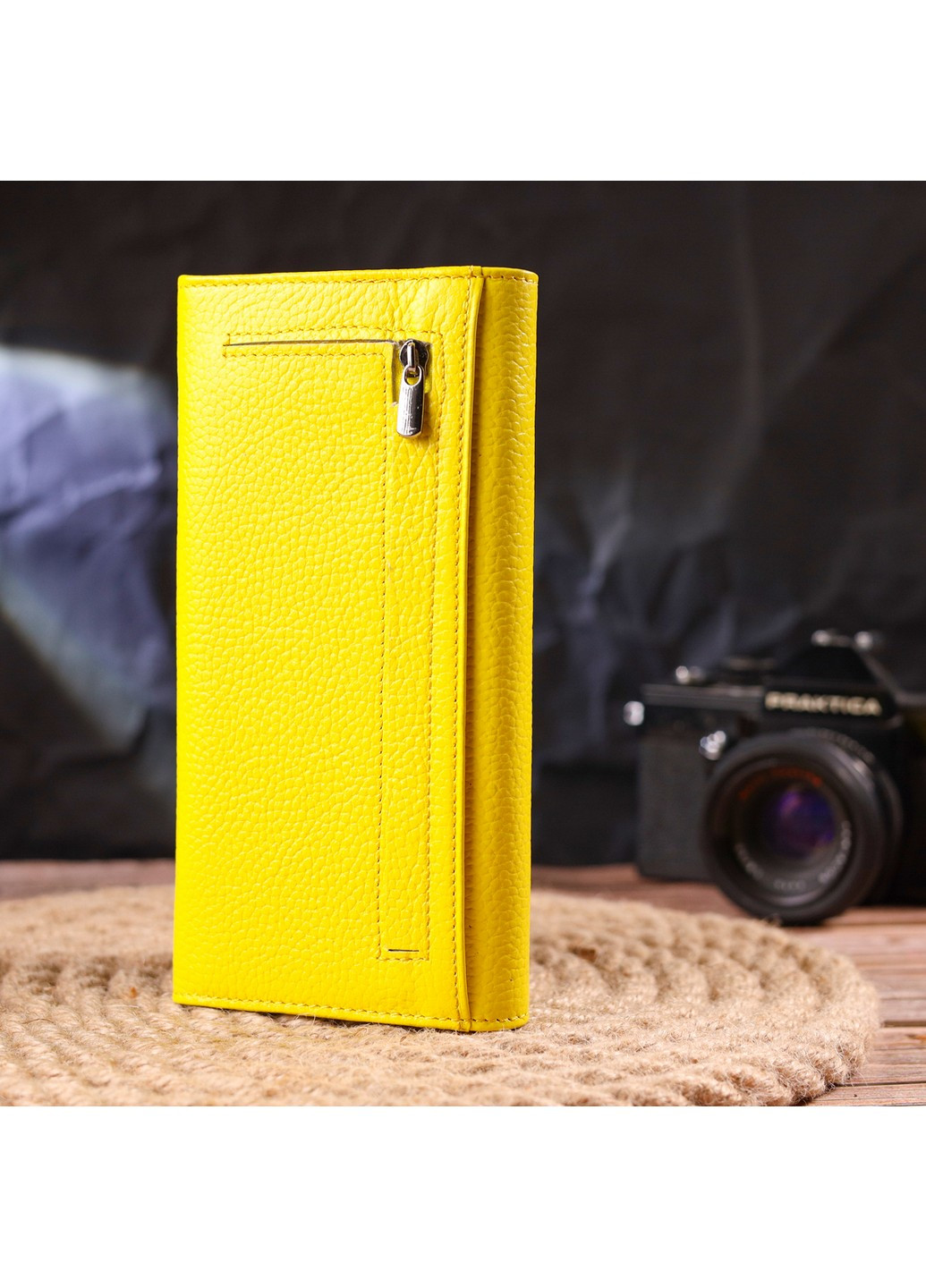 Жіночий шкіряний гаманець 19,19,6х2 см Canpellini (259247258)