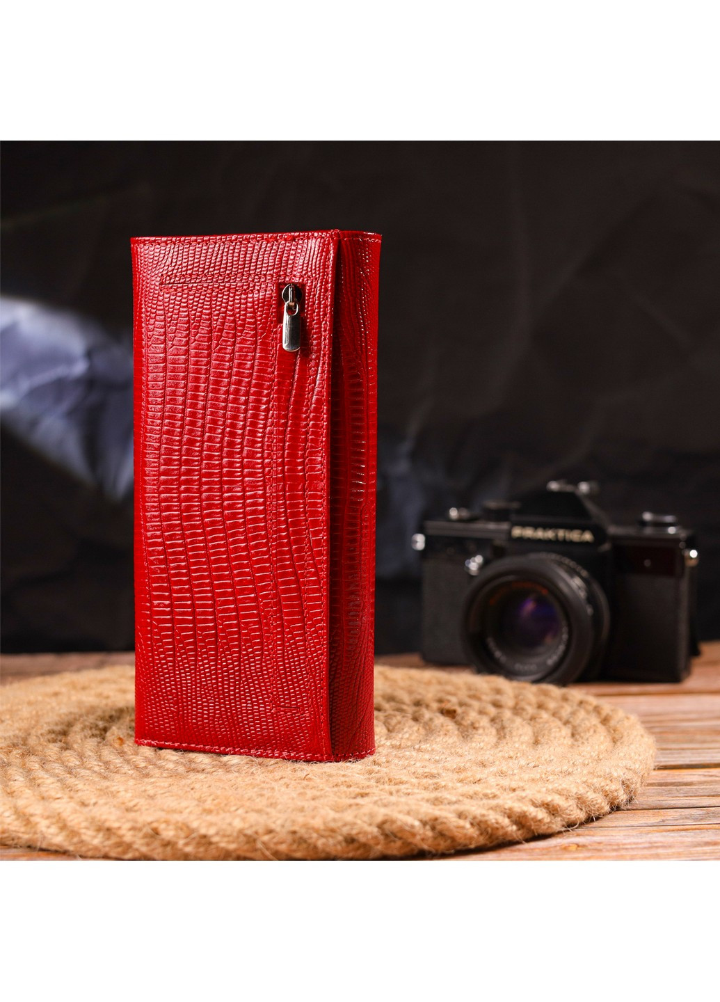 Жіночий шкіряний гаманець 19,19,6х2 см Canpellini (259247246)