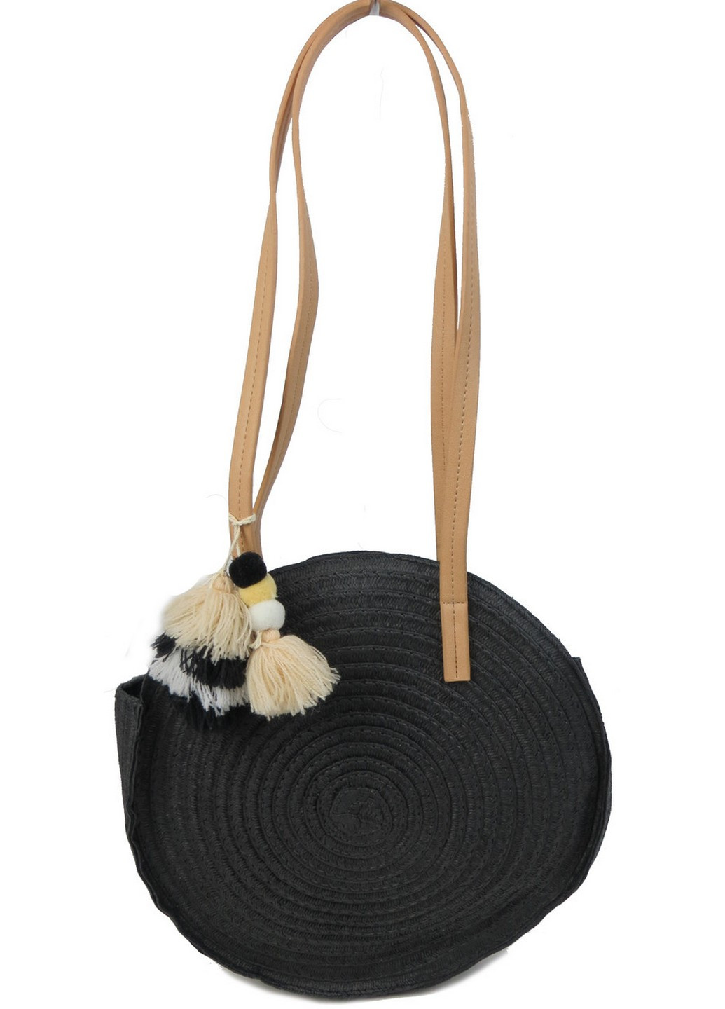 Екологічна солом'яна жіноча плетена сумка 30х30х6 см Esmara (259246436)