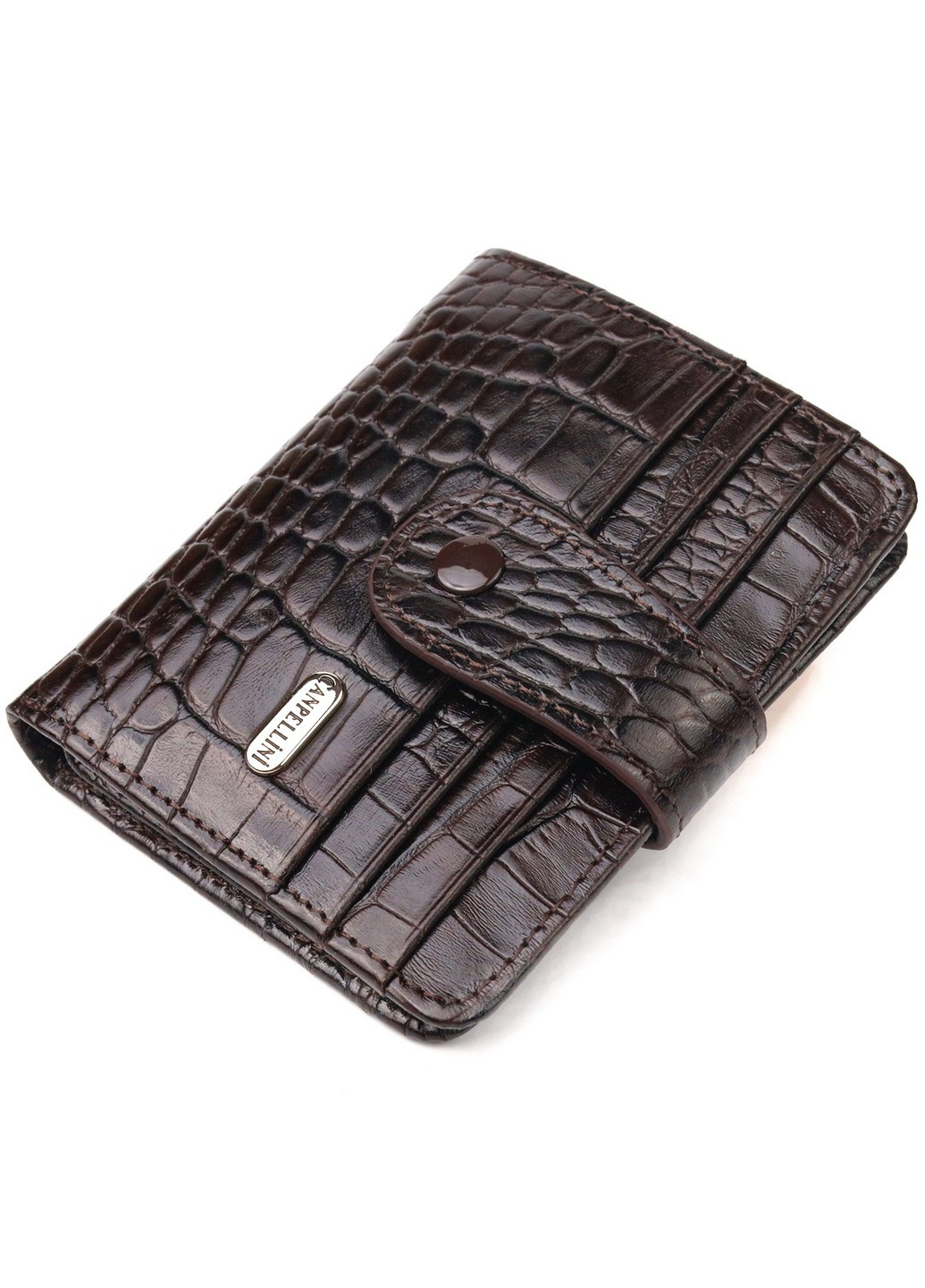 Чоловічий шкіряний гаманець 10,6х9х1 см Canpellini (259247298)