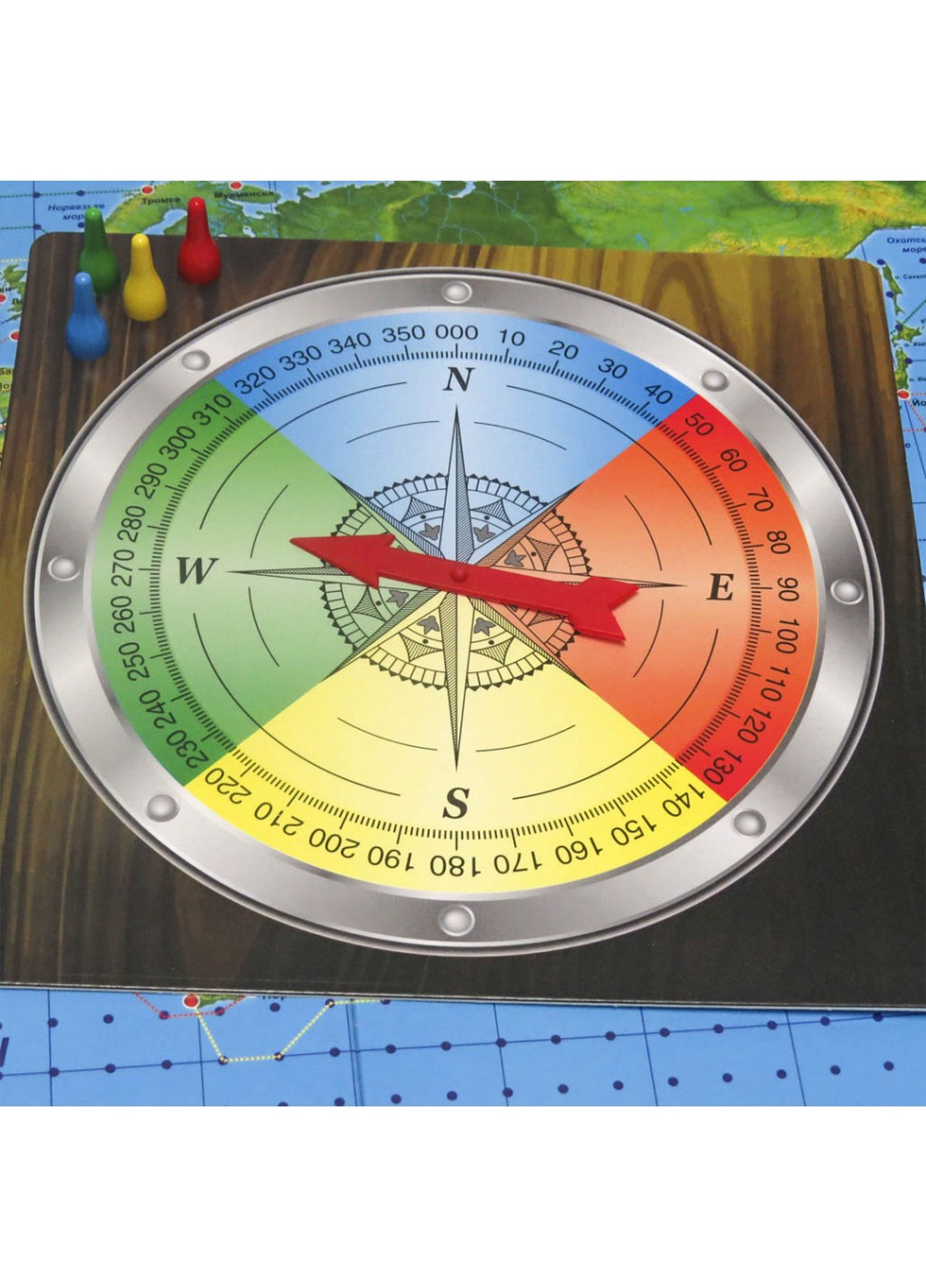 Настільна гра "Навколо світу" на укр. мовою 34 см Artos Games (259246566)