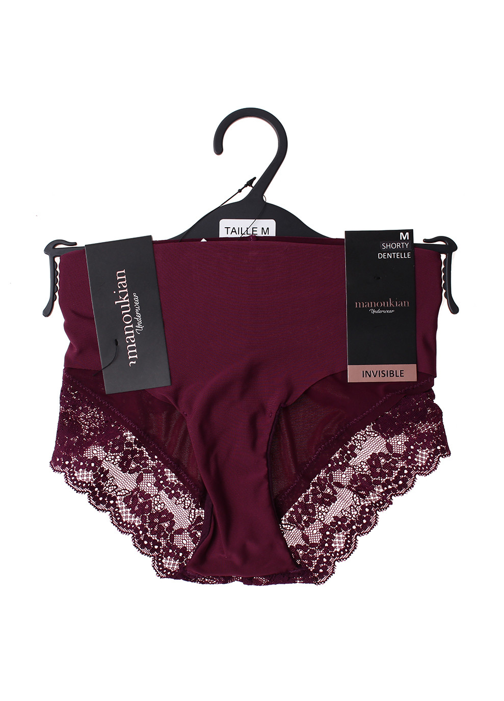 Трусики-шорты Shorty-X1-Femme 1-pack L burgundy Manoukian (259296222)