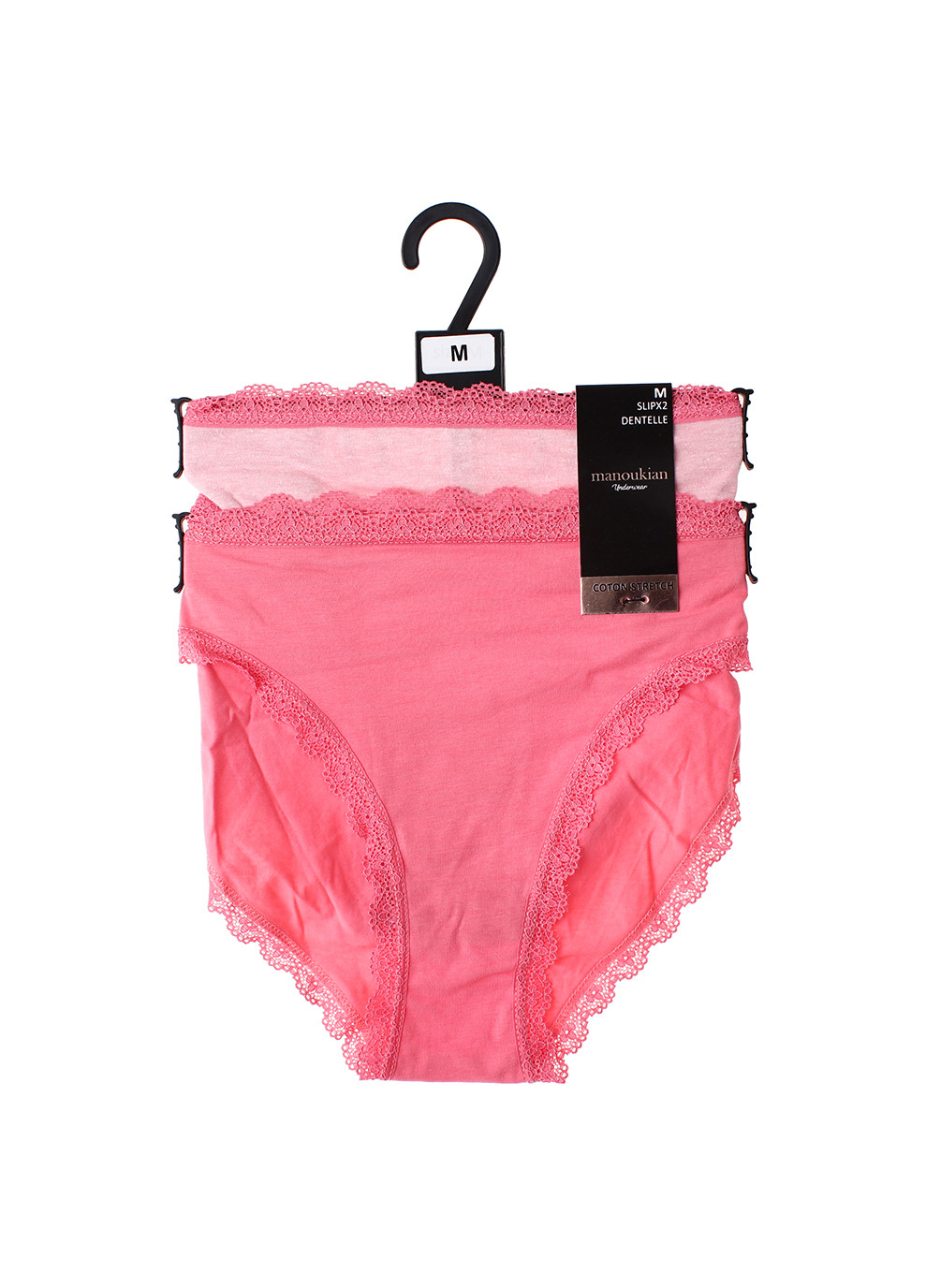 Трусики-сліп Slips X2 Femme 2-pack L coral/pink Manoukian (259296224)