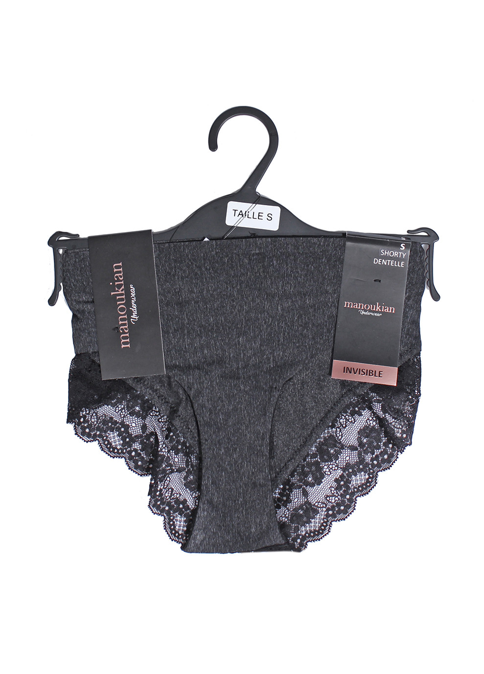 Трусики-шорты Shorty-X1-Femme 1-pack L dark grey Manoukian (259296231)