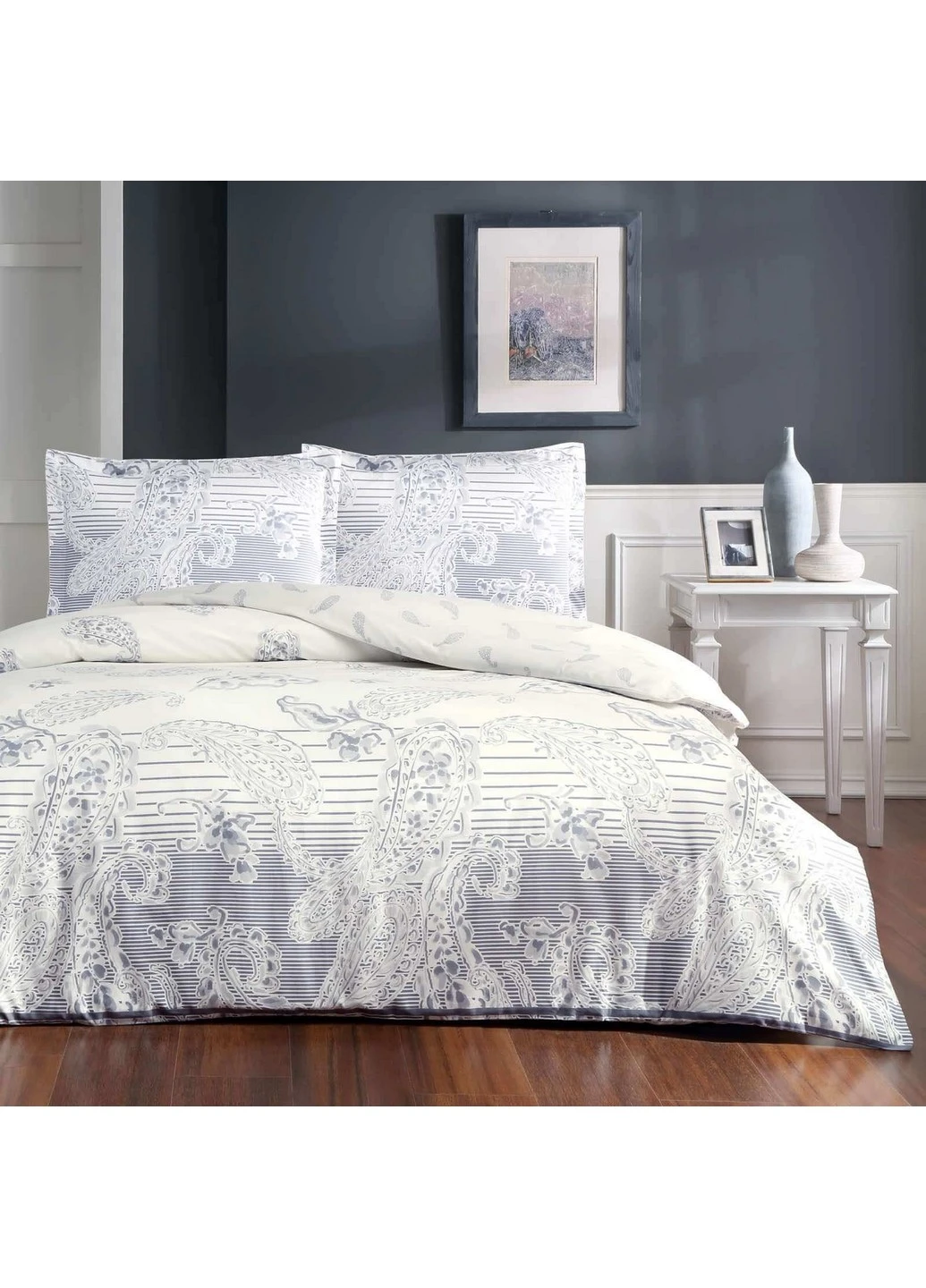 Комплект постільної білизни Paisley Indigo Евро Tac (259245037)