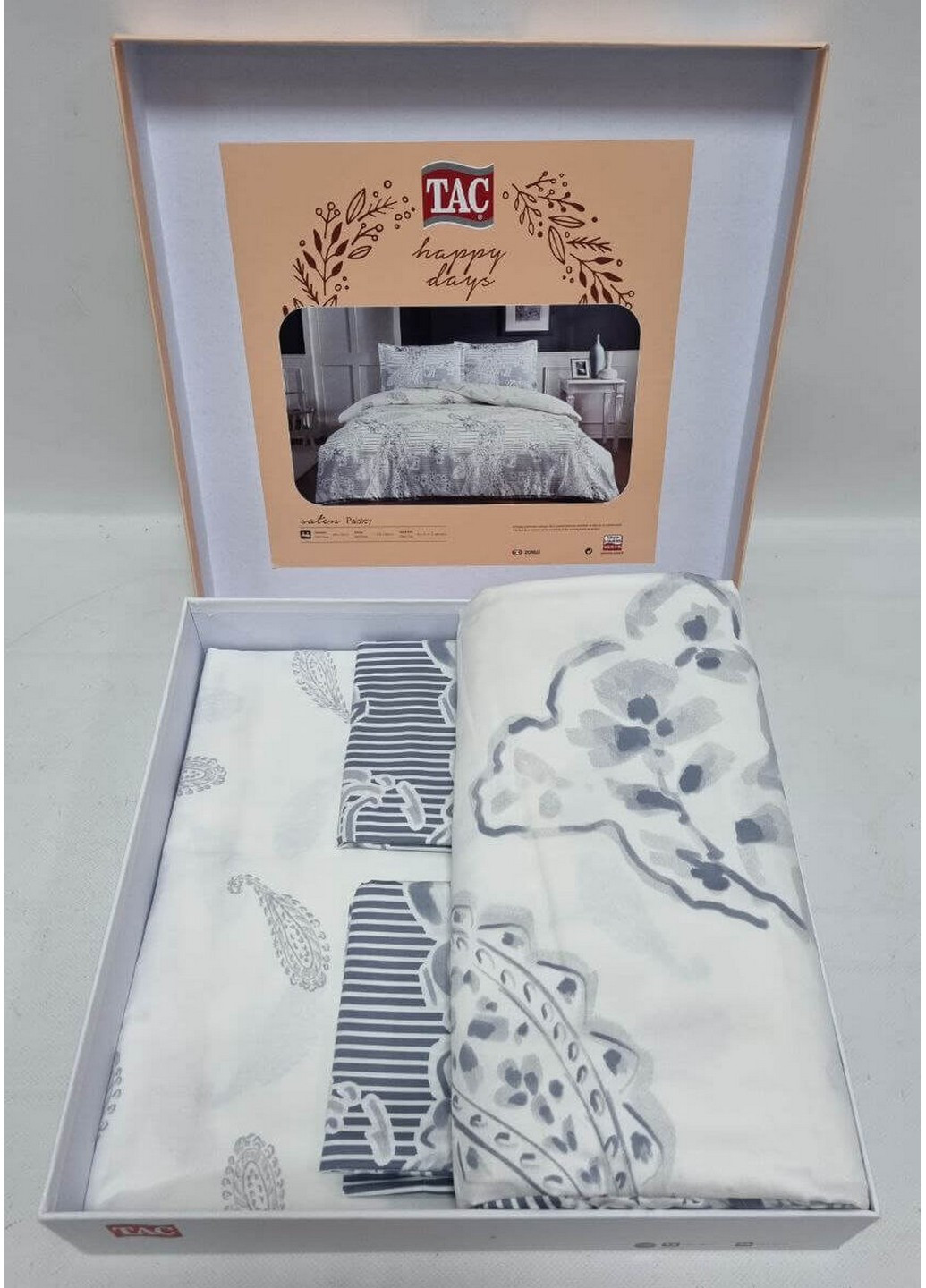 Комплект постільної білизни Paisley Indigo Евро Tac (259245037)