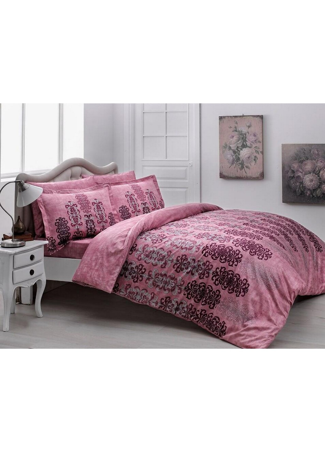 Комплект постільної білизни Rauma Bordo Евро Tac (259244936)