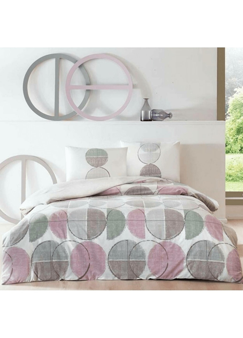 Комплект постельного белья Logan Green Полуторный Tac (259245094)