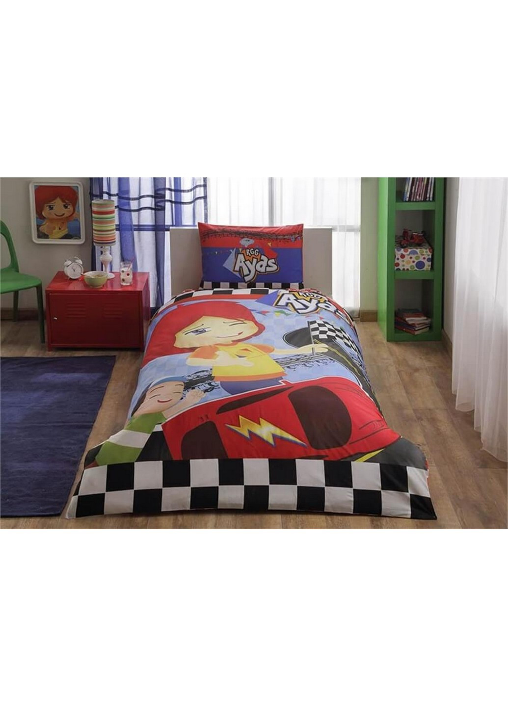 Комплект постільної білизни Disney Ayas Race Полуторний Tac (259244153)