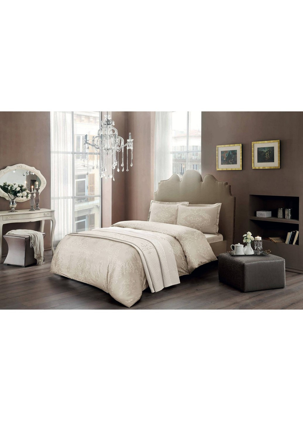 Комплект постельного белья Angel Cream Евро Tac (259243894)