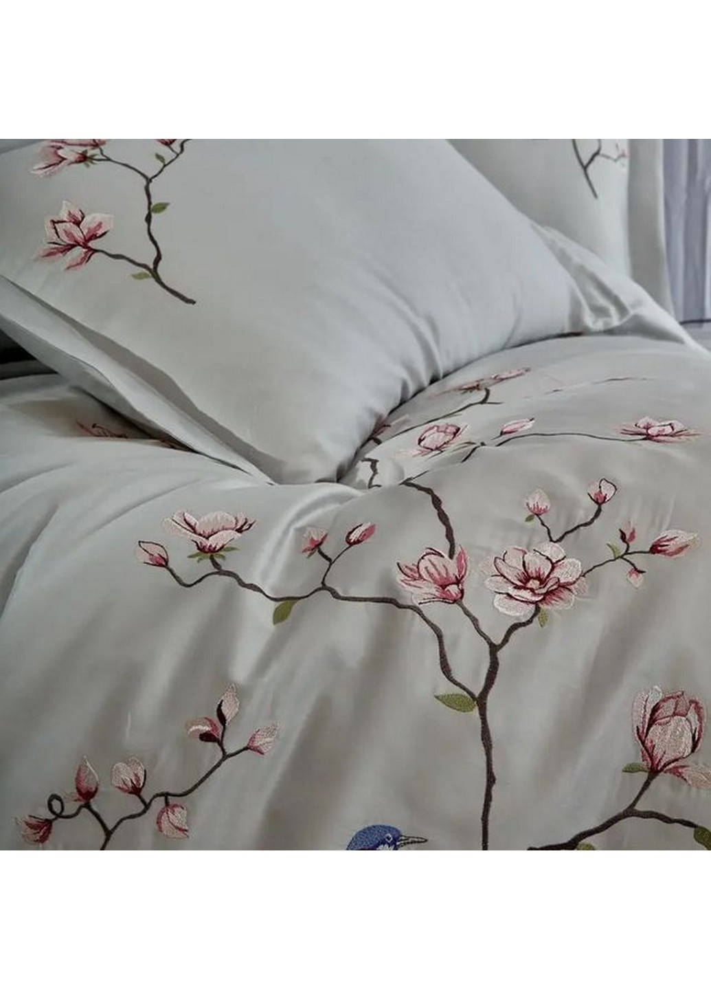 Комплект постельного белья Huma Maldiv с вышивкой Евро Dantela Vita (259245481)