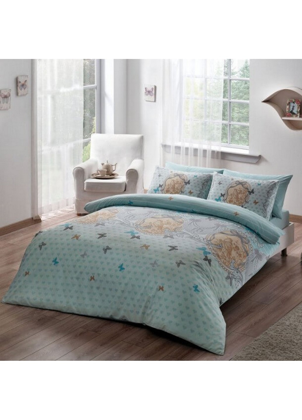 Постельное белье Loire Mint Евро Tac (259247211)