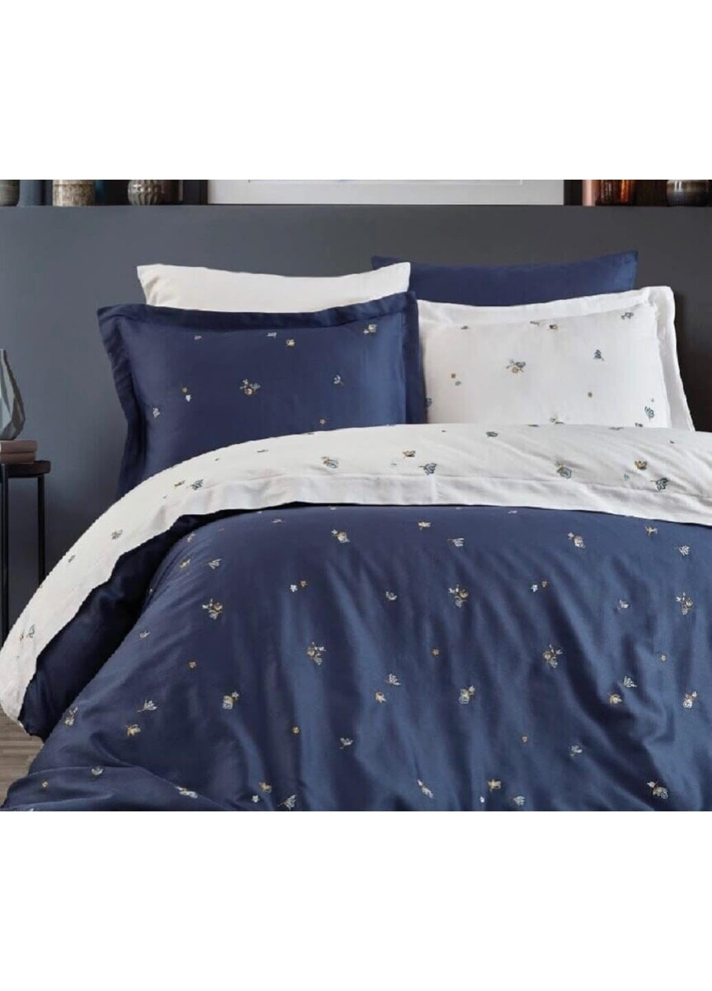 Постільна білизна Safran з вишивкою Евро Dantela Vita (259247514)