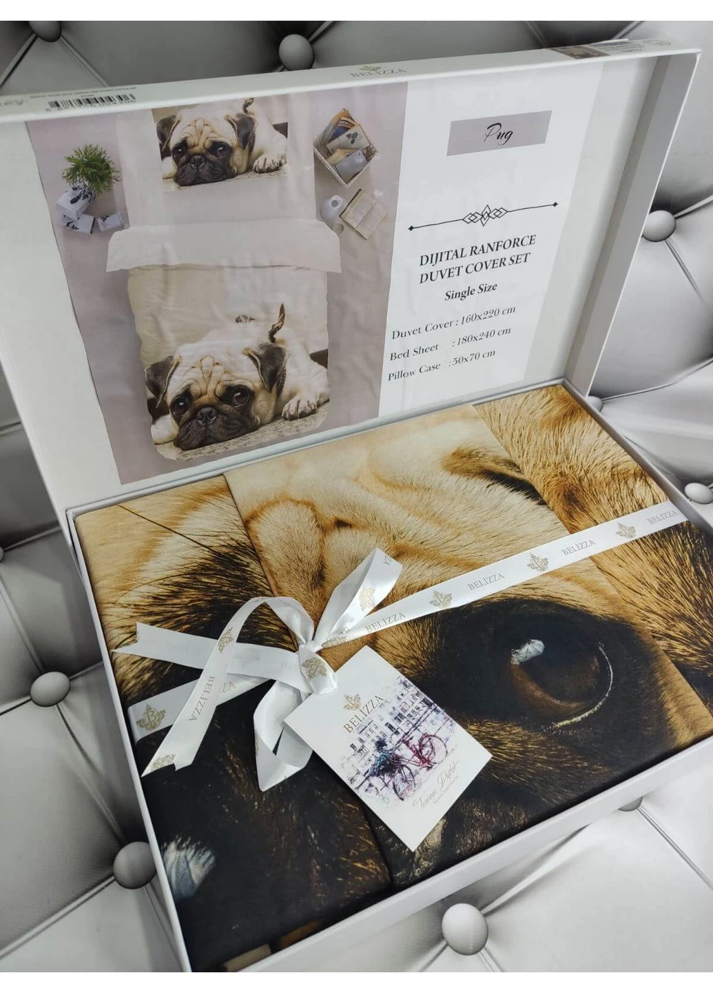 Постельное белье Pug Односпальный Belizza (259246768)