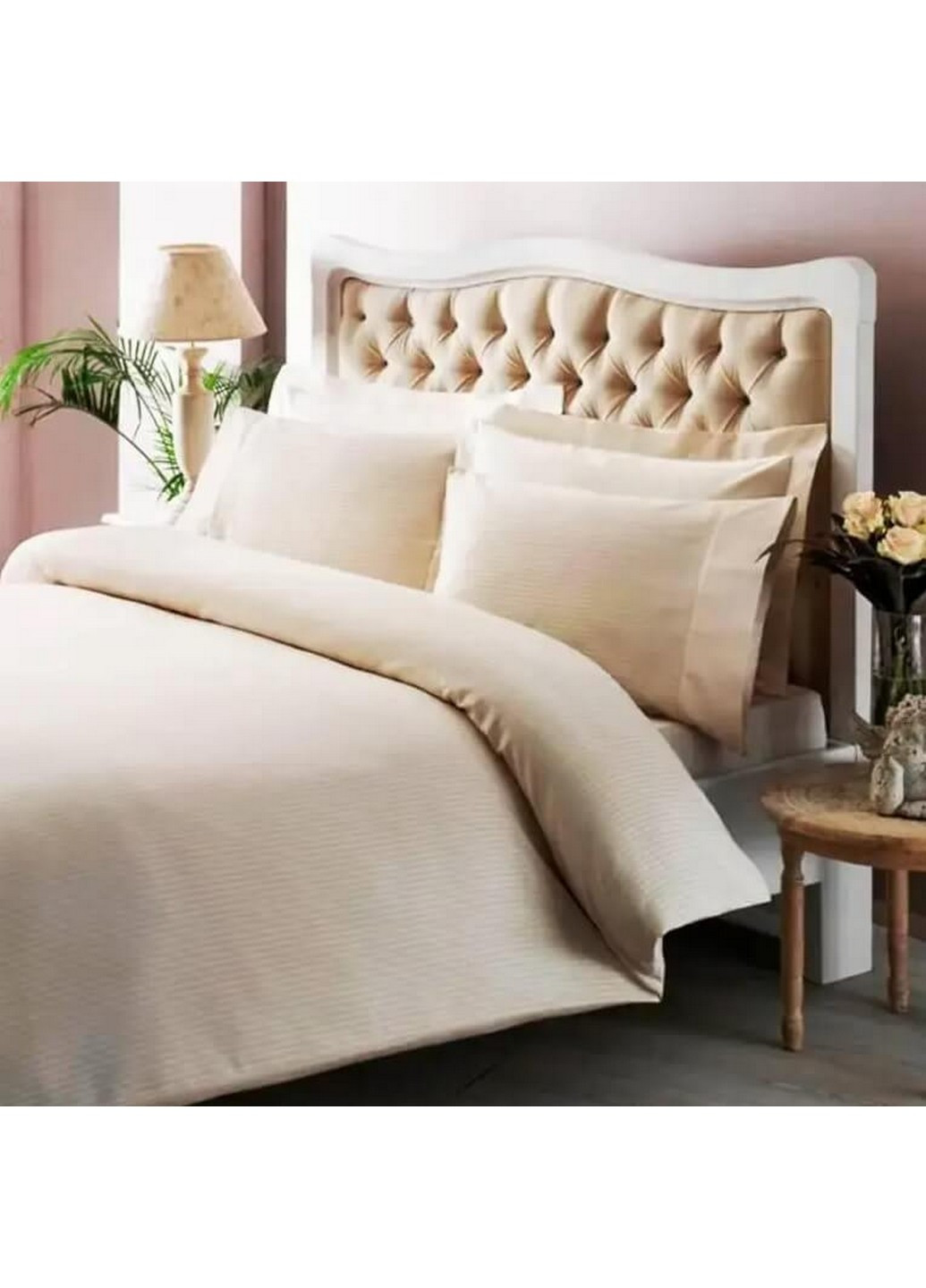 Постельное белье Premium Basic Cream Евро Tac (259246090)