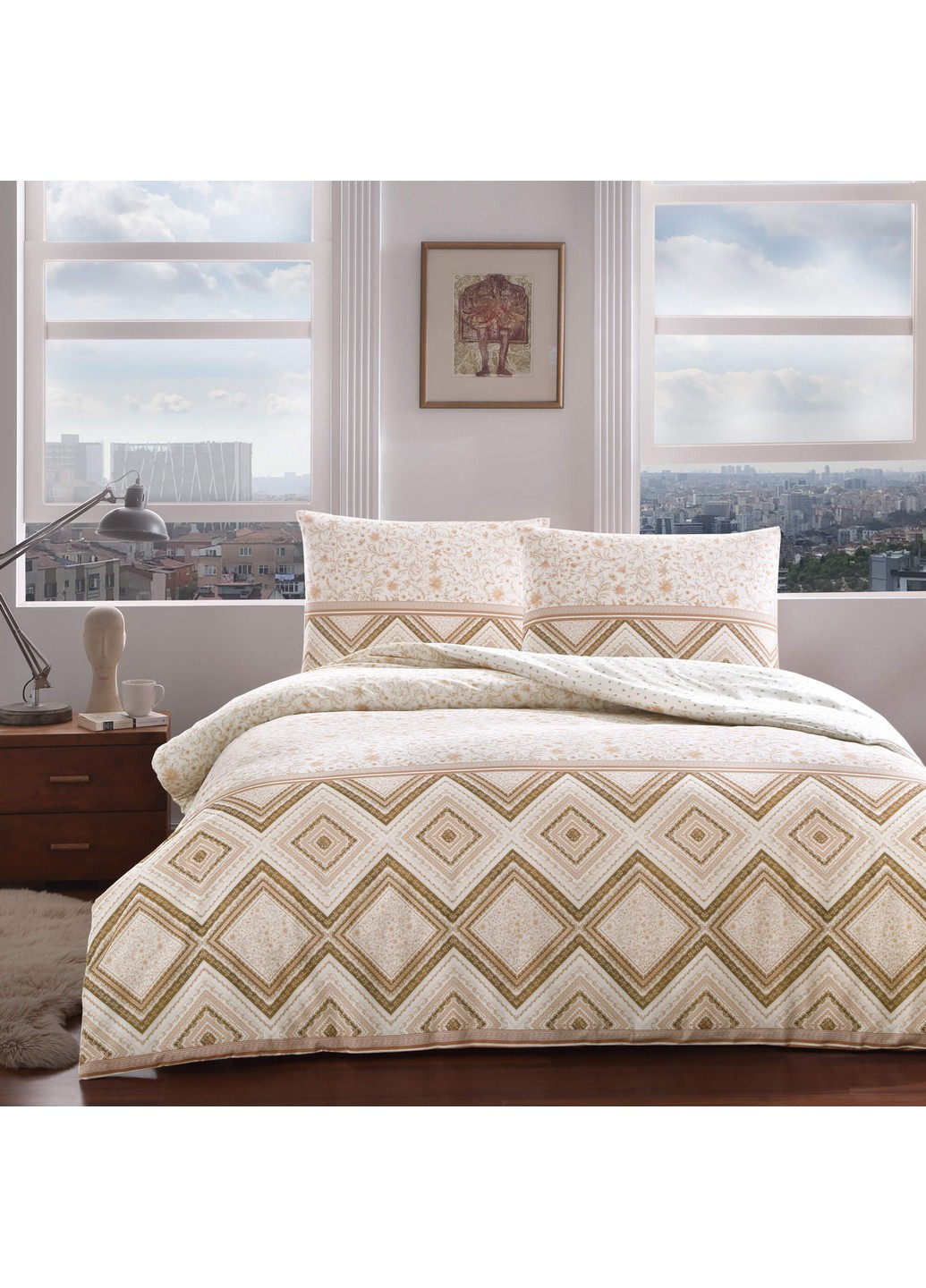 Постельное белье Perry Brown Односпальный Tac (259247209)