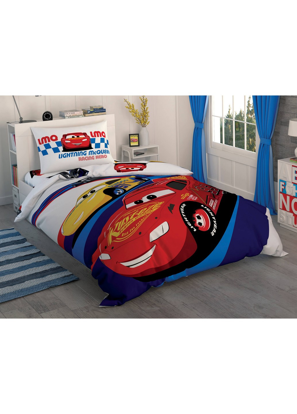 Постельное белье Disney Cars Race Полуторный Tac (259247169)
