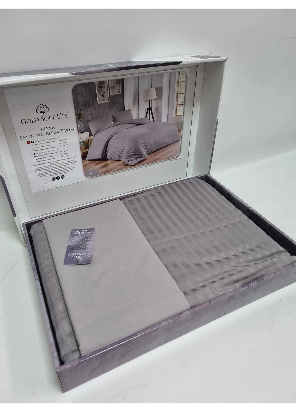 Постільна білизна Grey Евро Gold Soft Life (259247780)