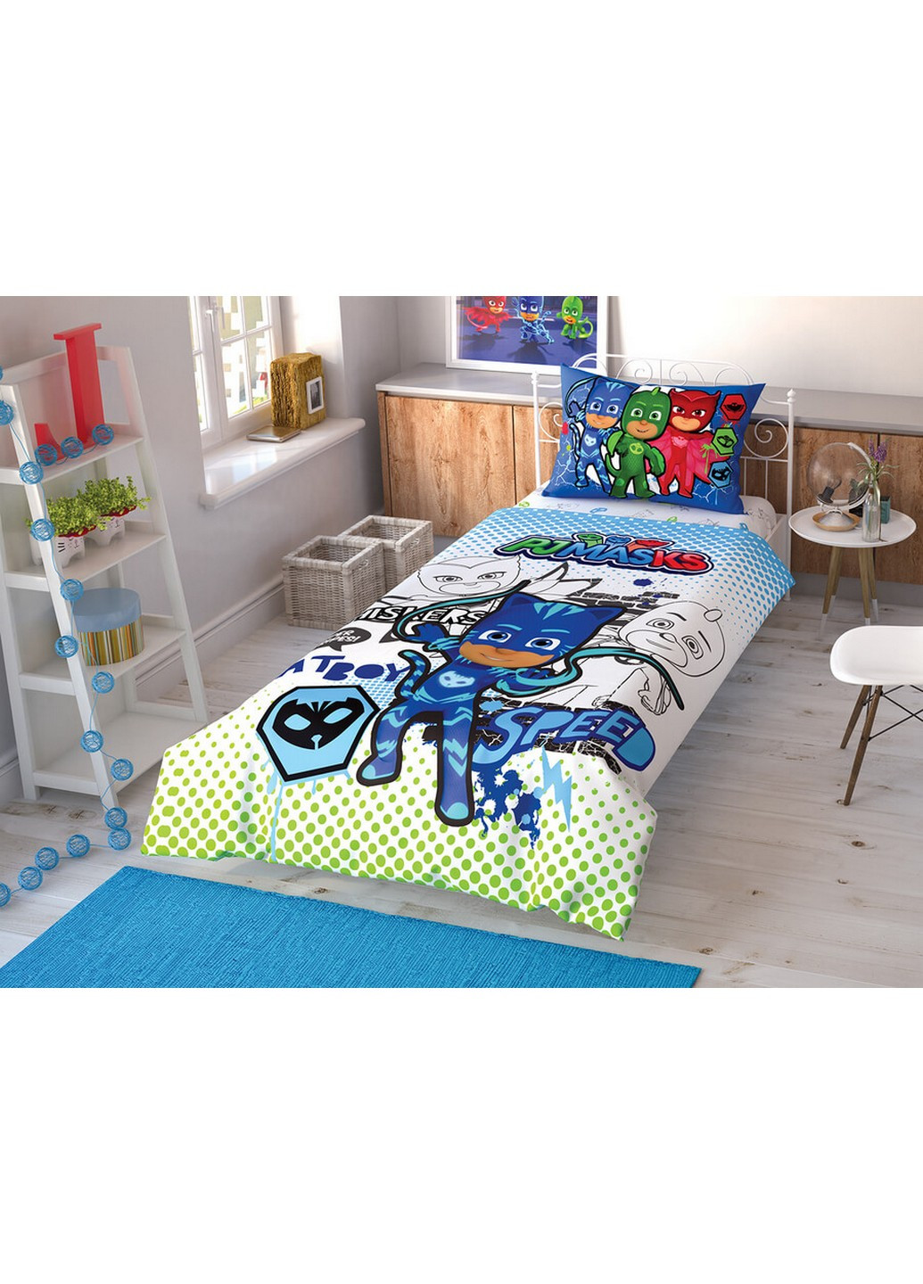 Постельное белье Disney PJ Masks Cek Полуторный Tac (259246229)