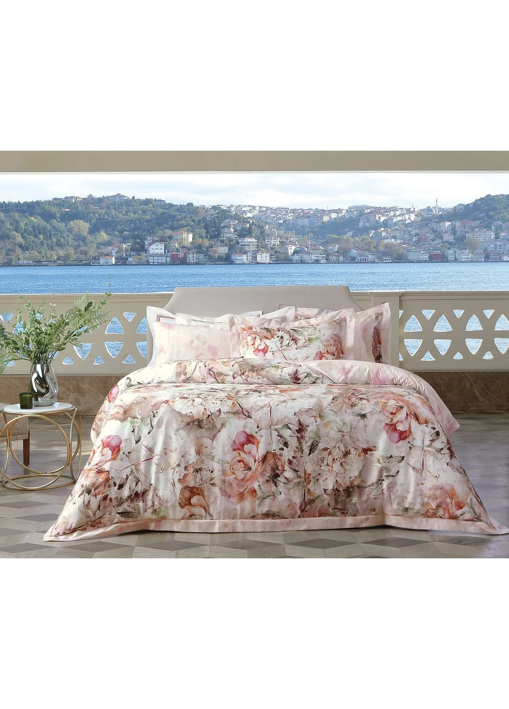 Постельное белье Giardini Pudra King Size Valeron (259247818)