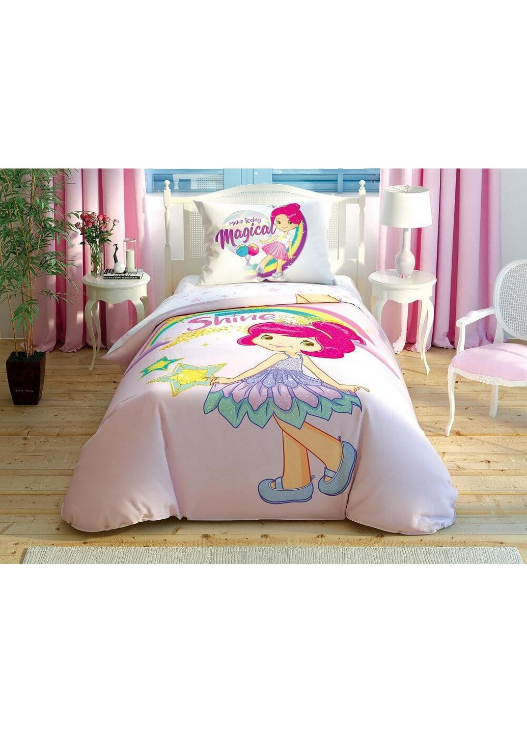 Постельное белье Disney Shortcake Shine Полуторный Tac (259247006)