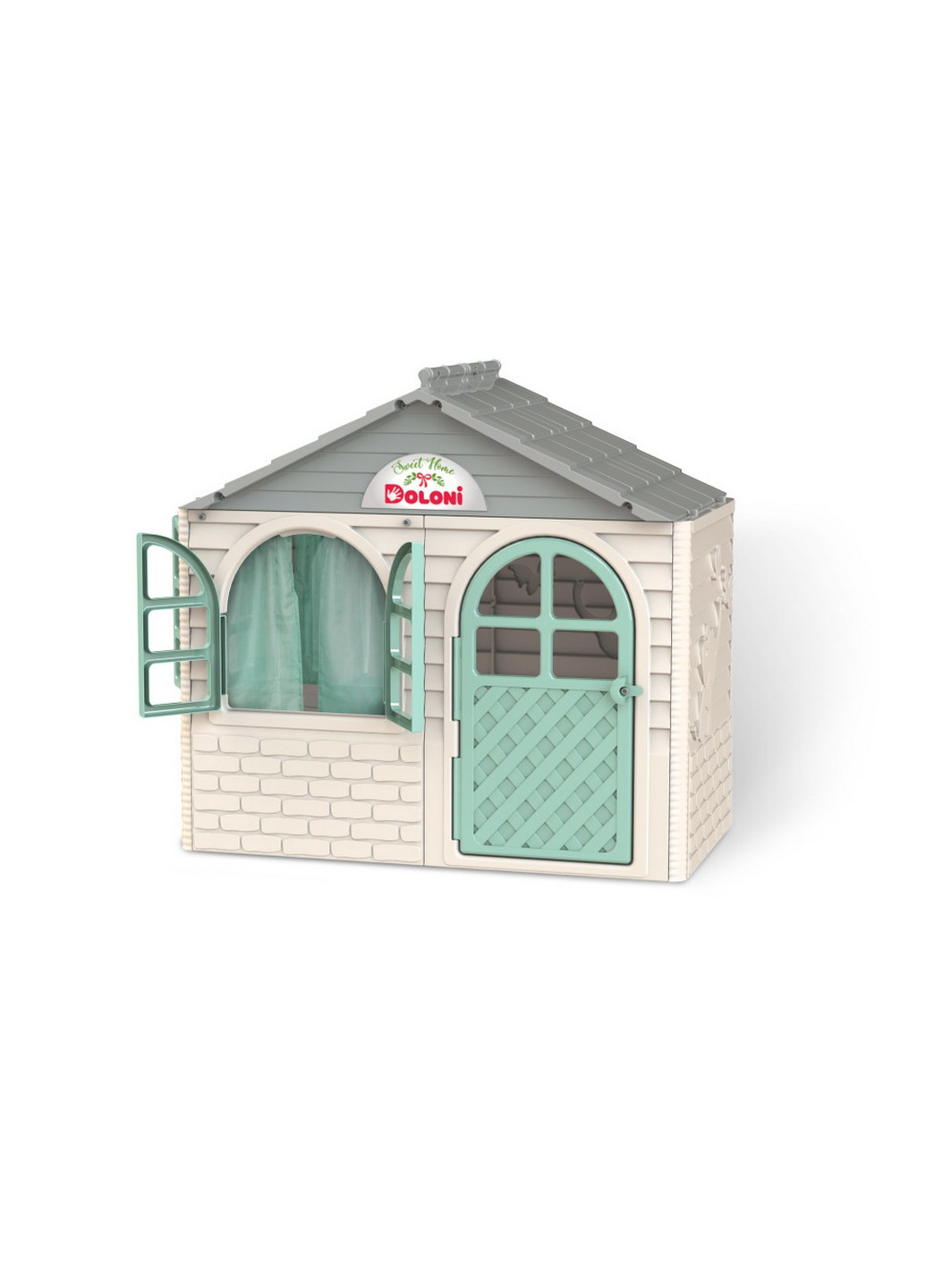 Дитячий іграшковий будиночок зі шторами 128х87х28 см Toys (259265027)
